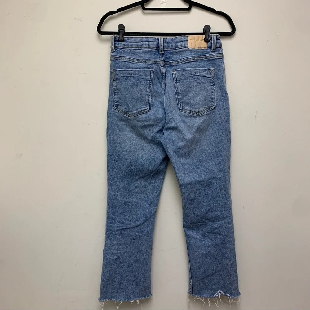 Zara High Rise Straight Jeans